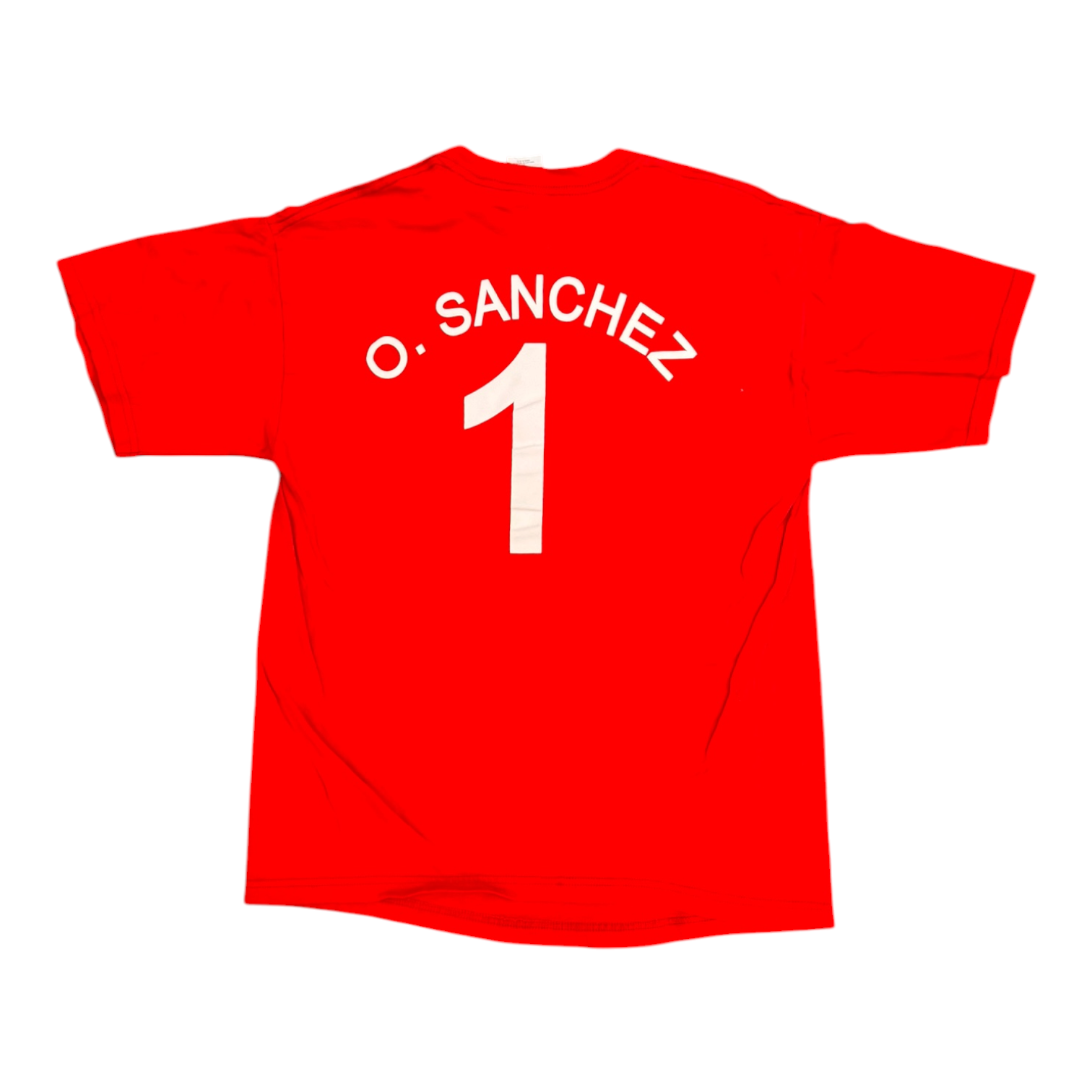 Chivas Guadalajara Osvaldo Sanchez Red Tee