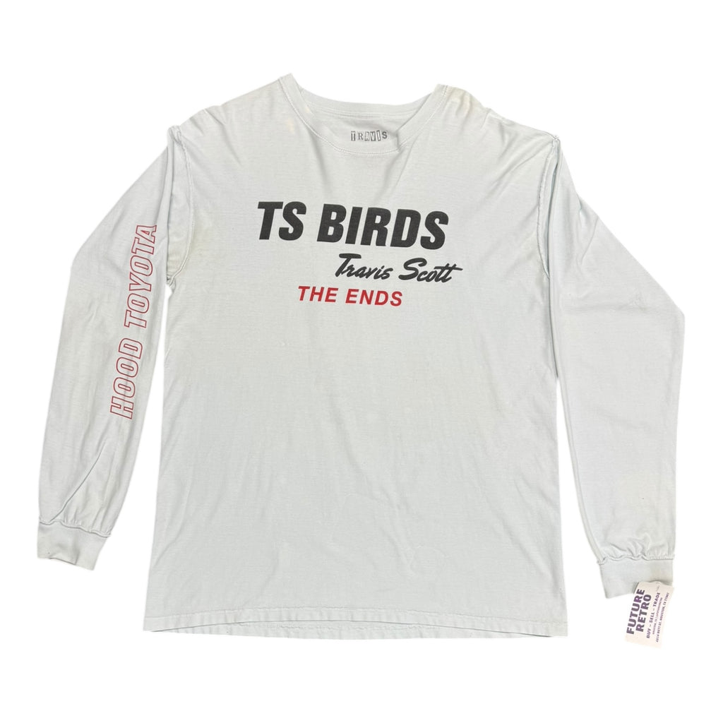 Travis Scott Birds Hood Toyota White L/S Tee