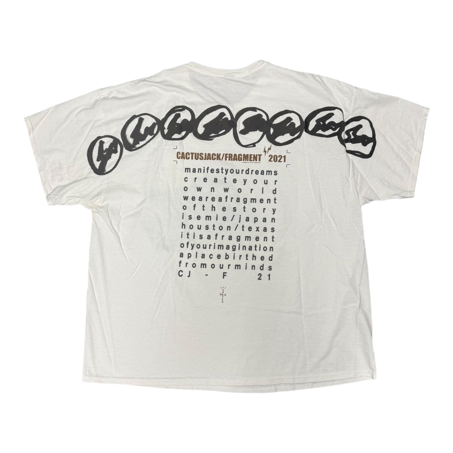 Travis Scott x Fragment White Tee