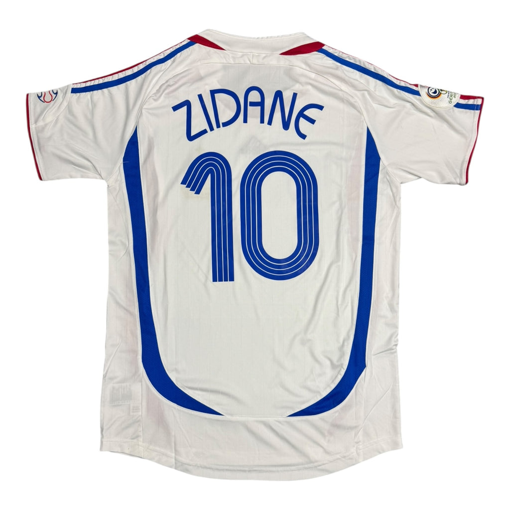 France 2006 Away White Jersey - ZIDANE