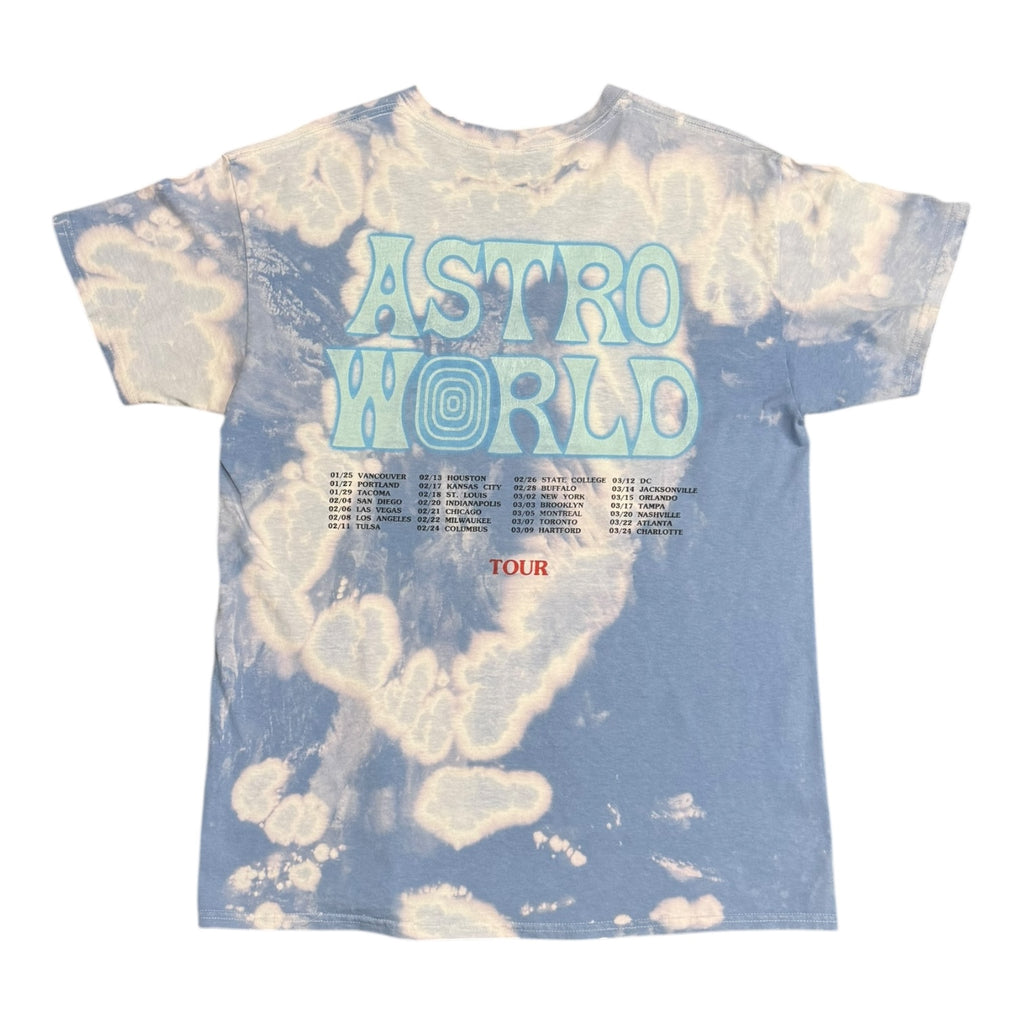 Travis Scott Blue Tie Dye Tee