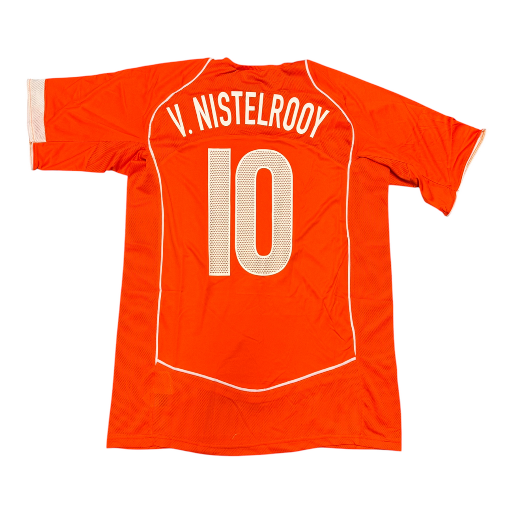 Netherlands Nistelrooy Nike 2004 Home Jersey