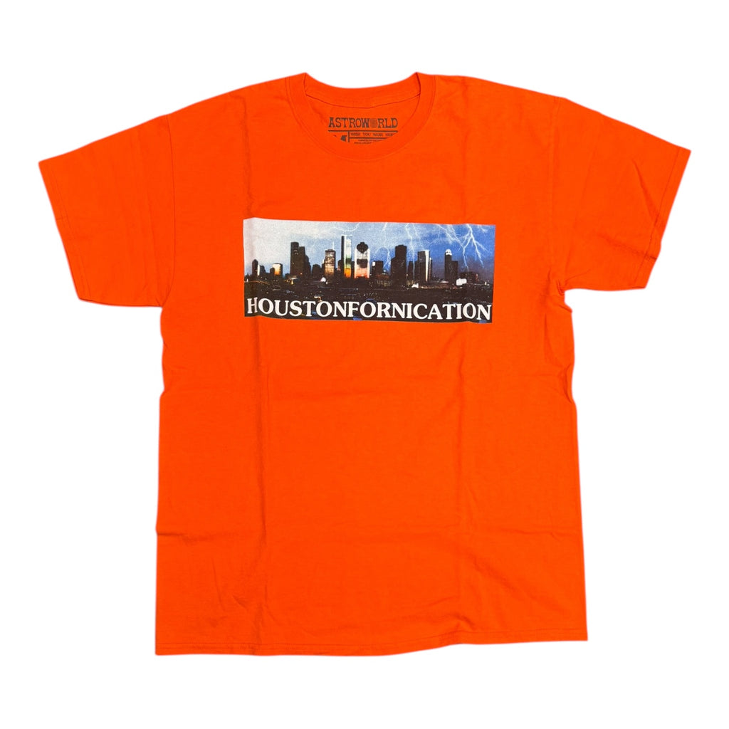 Travis Scott Houstonfornication Orange Tee