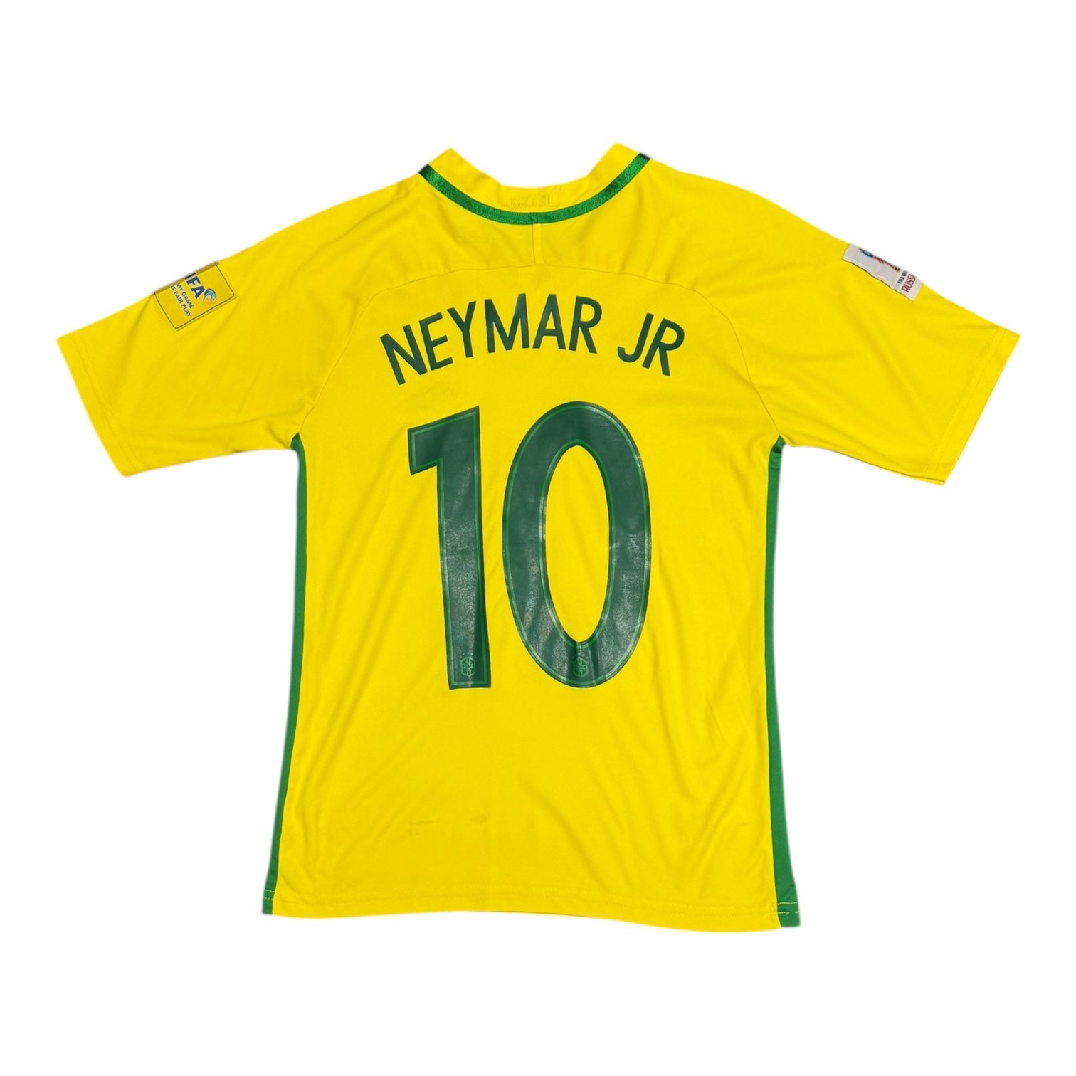 Brazil 2018 Neymar Jr Home Yellow Jersey