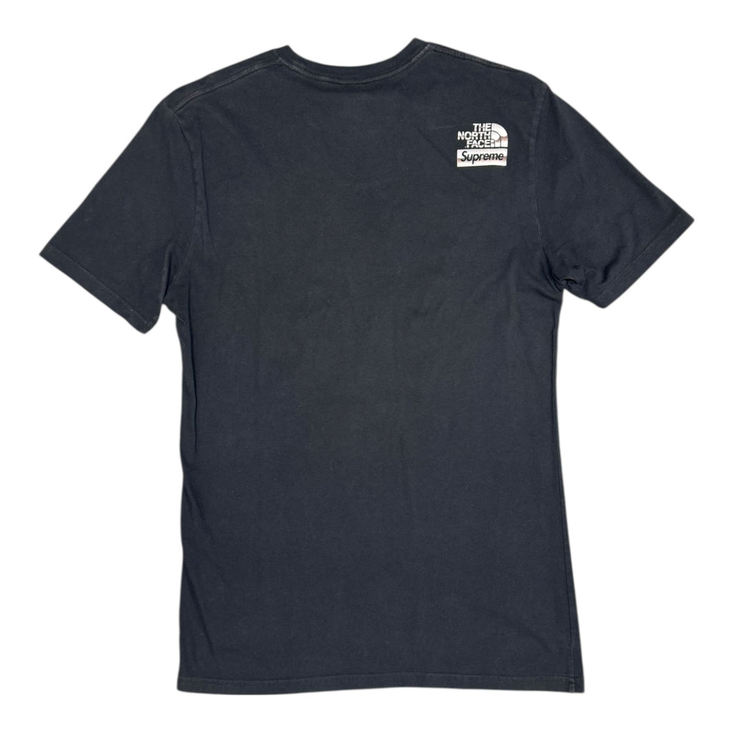 Supreme x North Face Logo Black Tee
