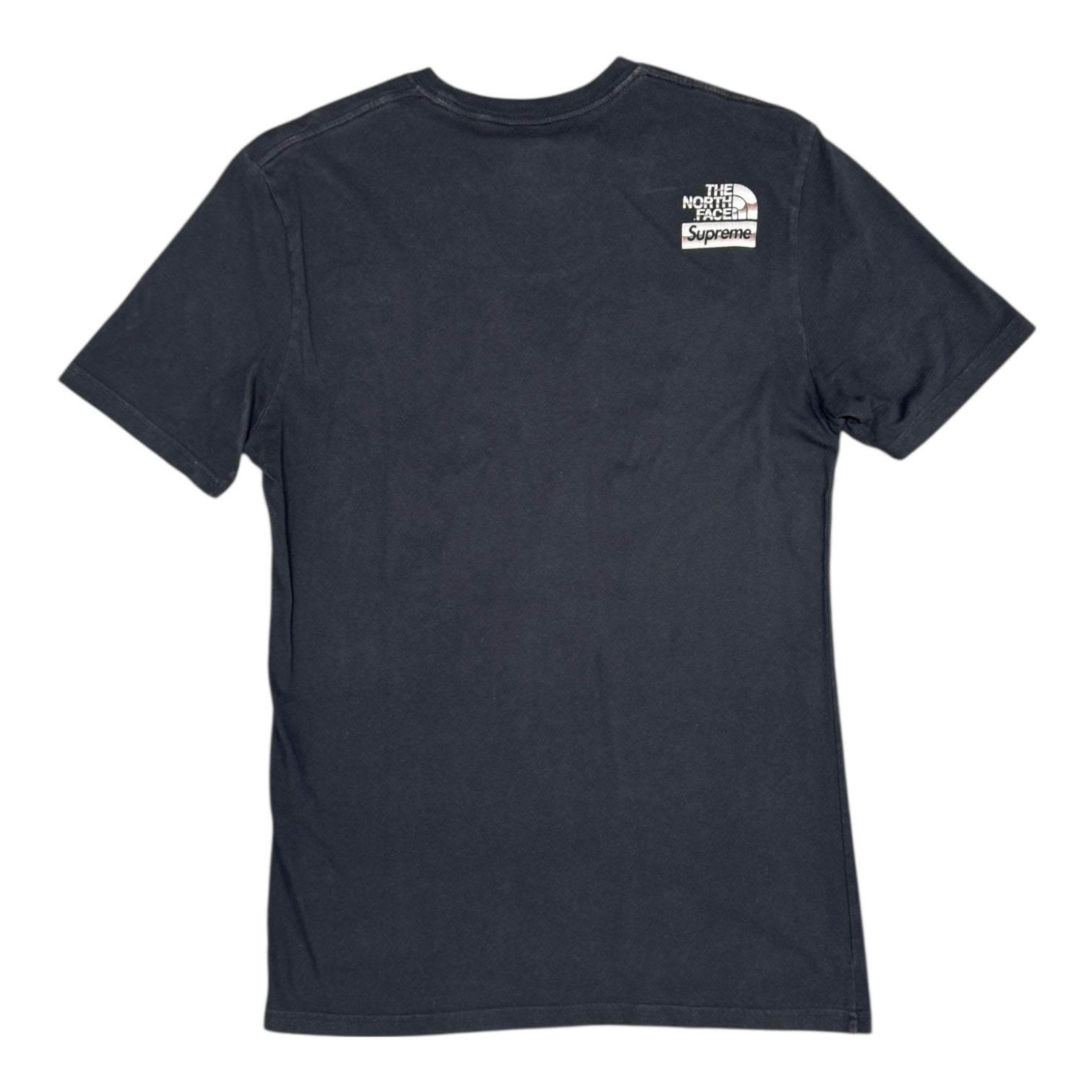 Supreme x North Face Logo Black Tee