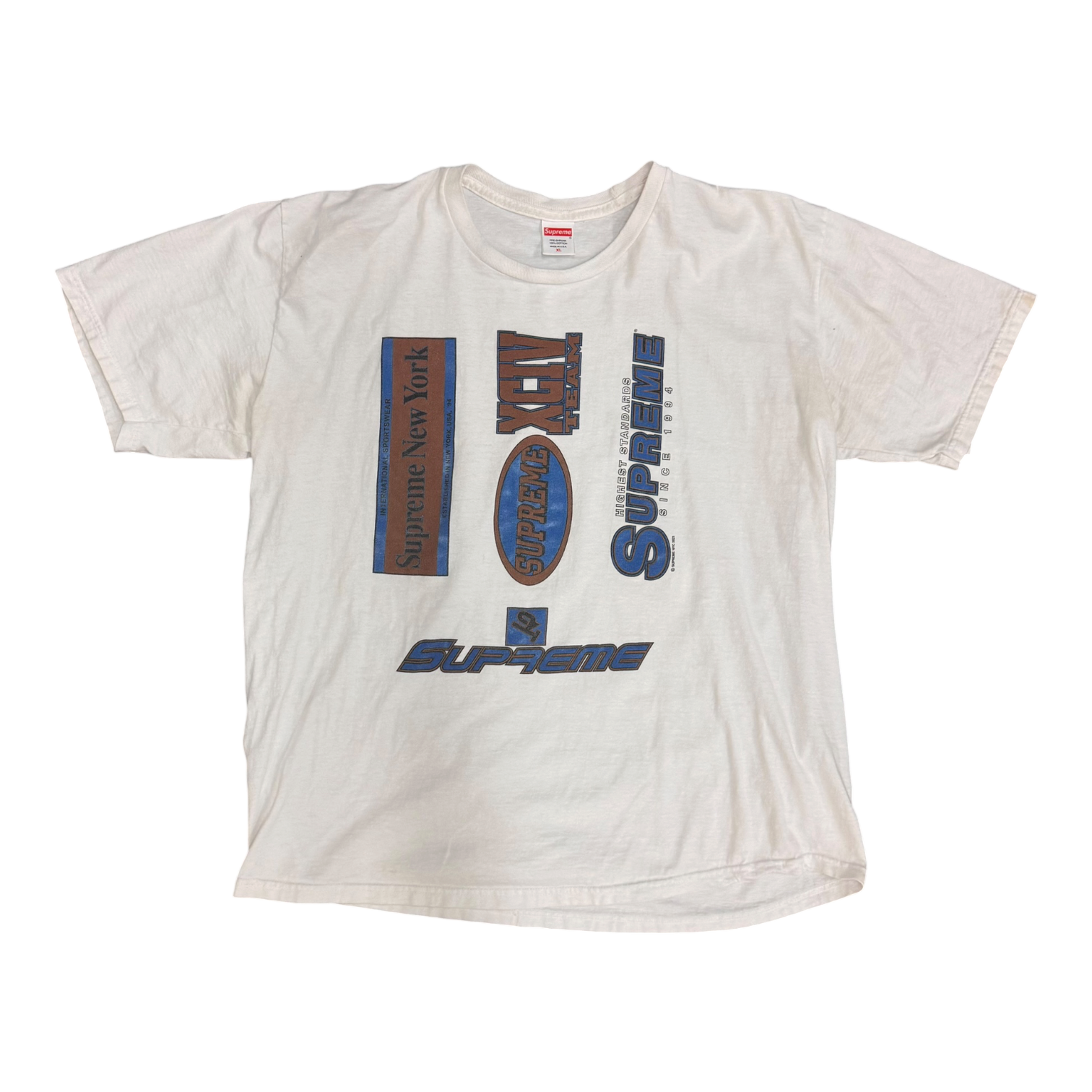 Supreme New York Multi Logos Tee