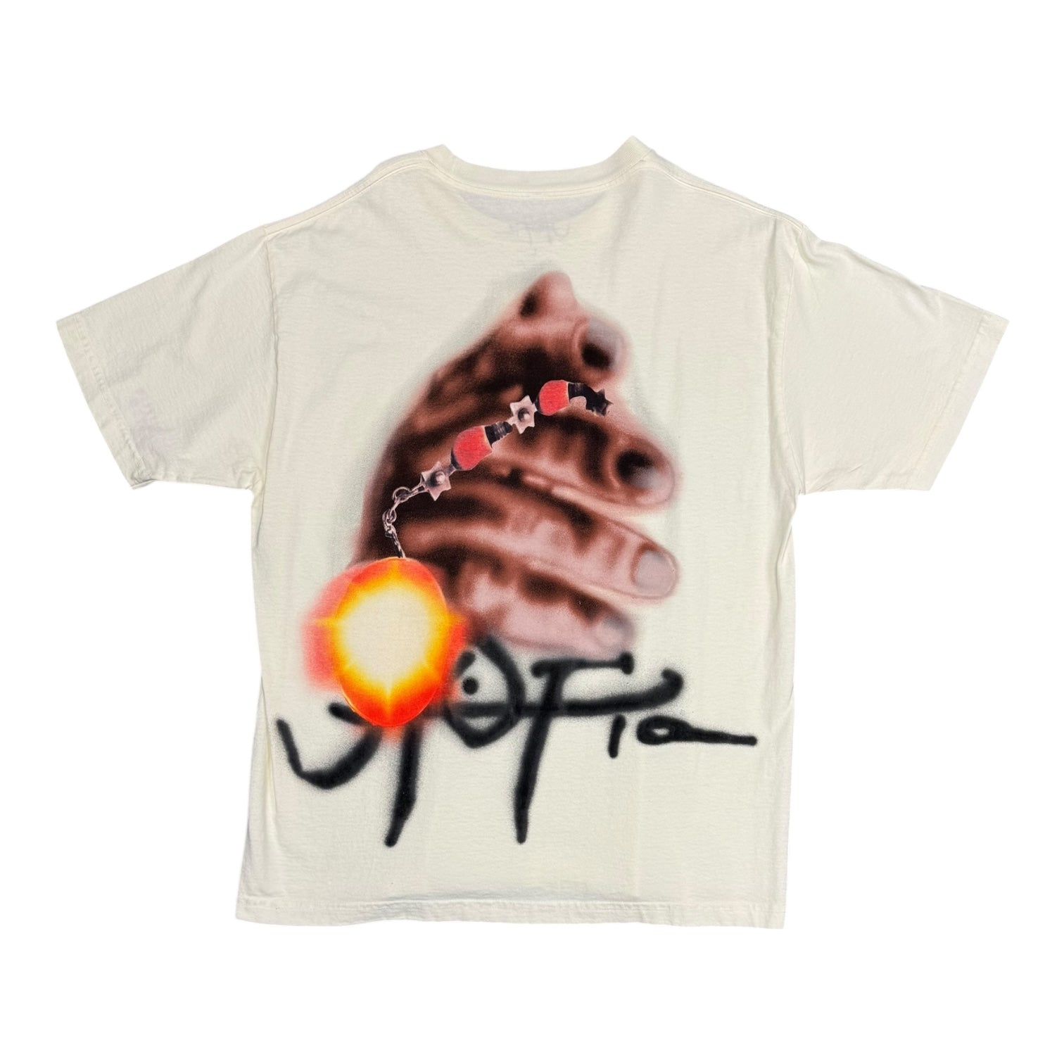 Travis Utopia Hand White Tee