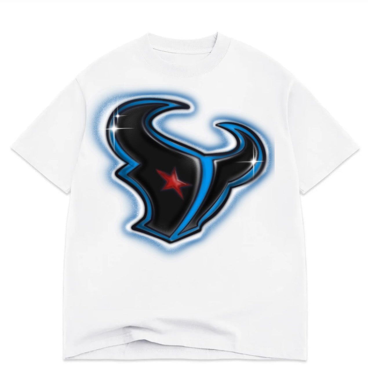 Houston Texans Airbrush White Tee
