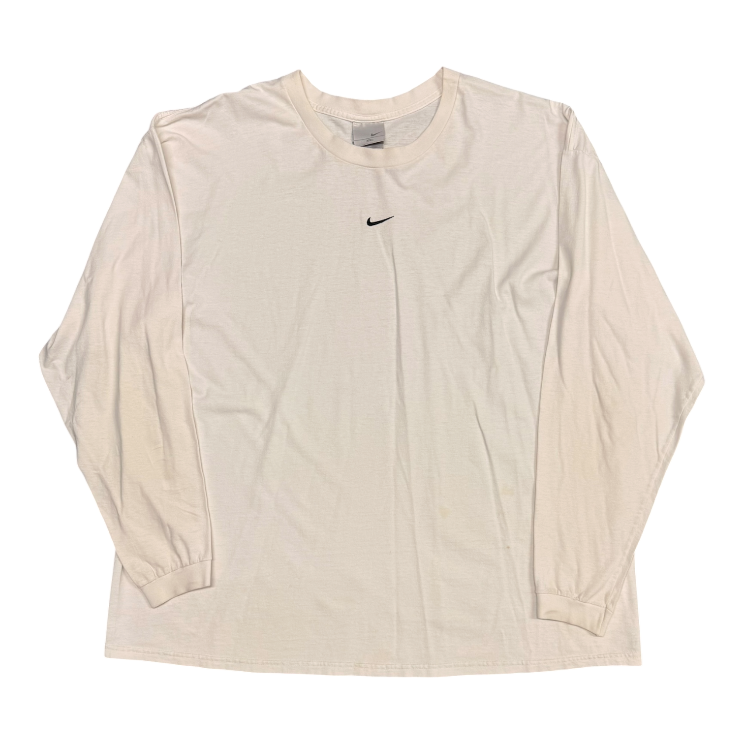 Nike Center Swoosh White L/S Tee