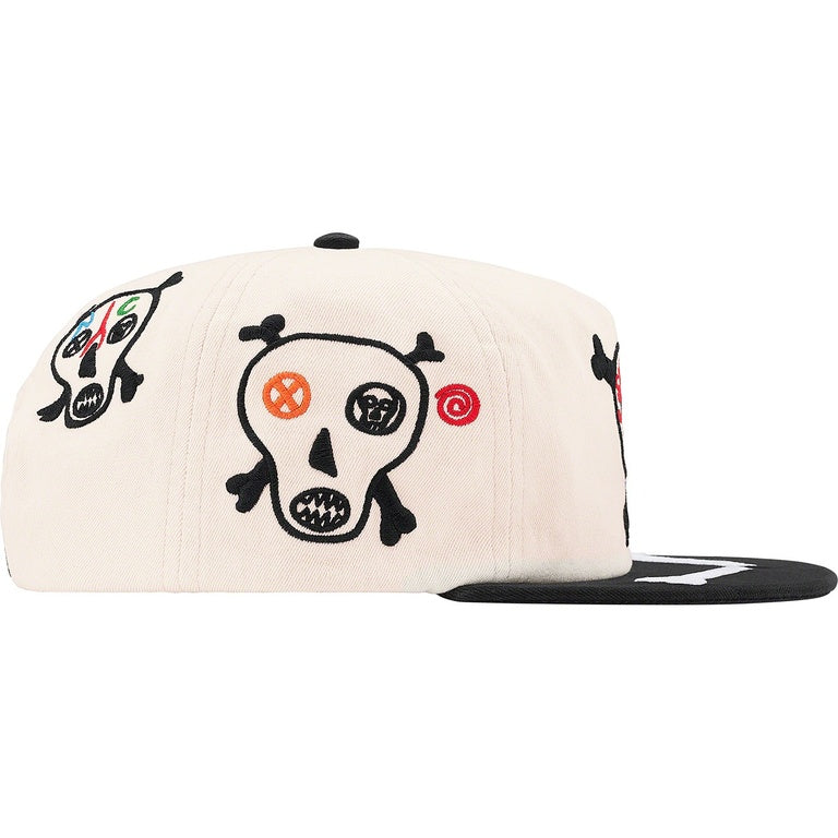 Supreme Clay Patterson Skulls 5- Panel Hat