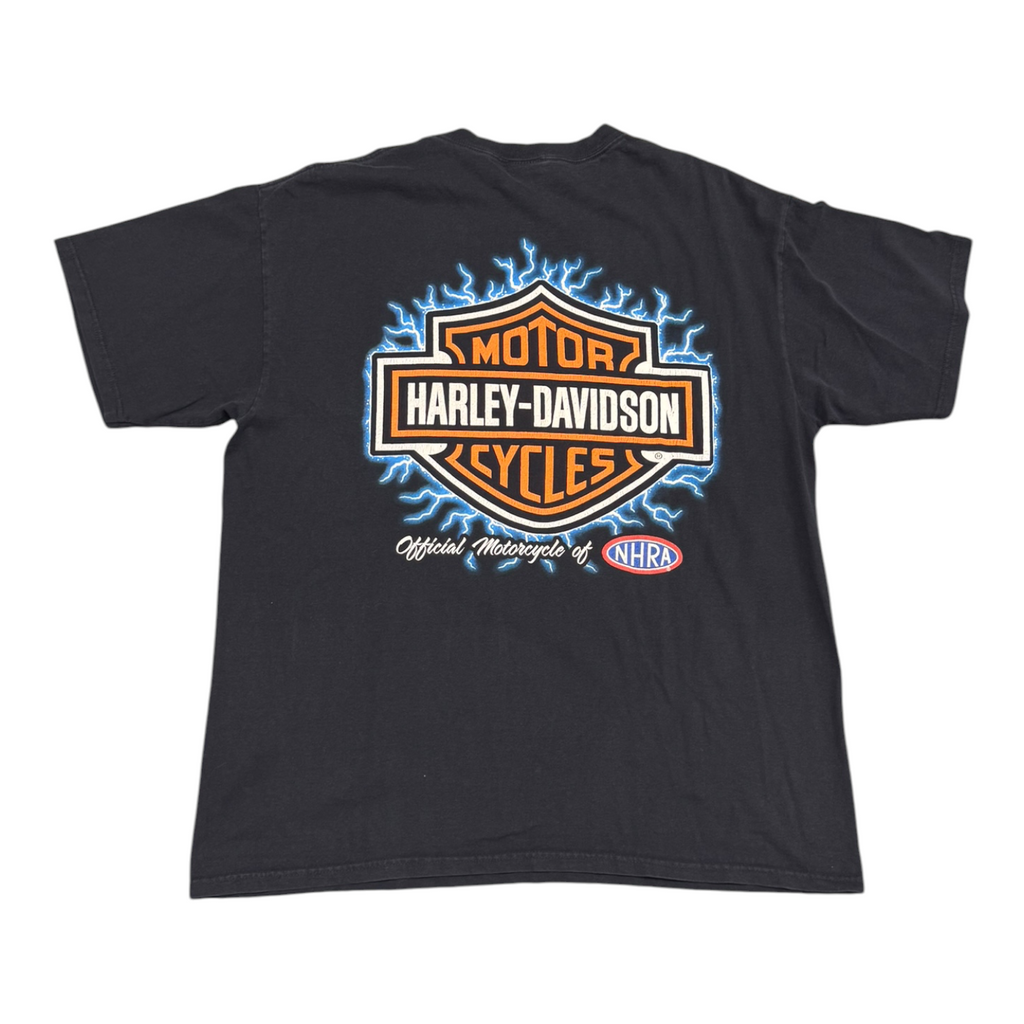 Harley Davidson Blue Lightning T-Shirt