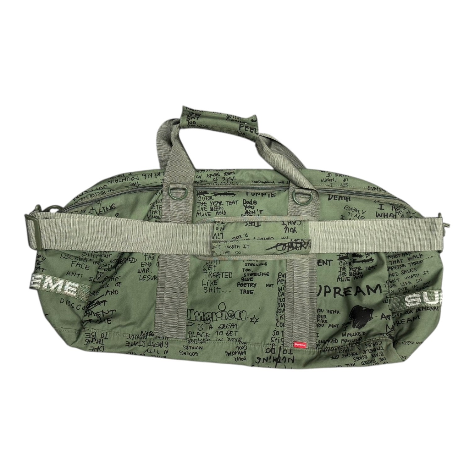 Supreme Green Duffle Bag