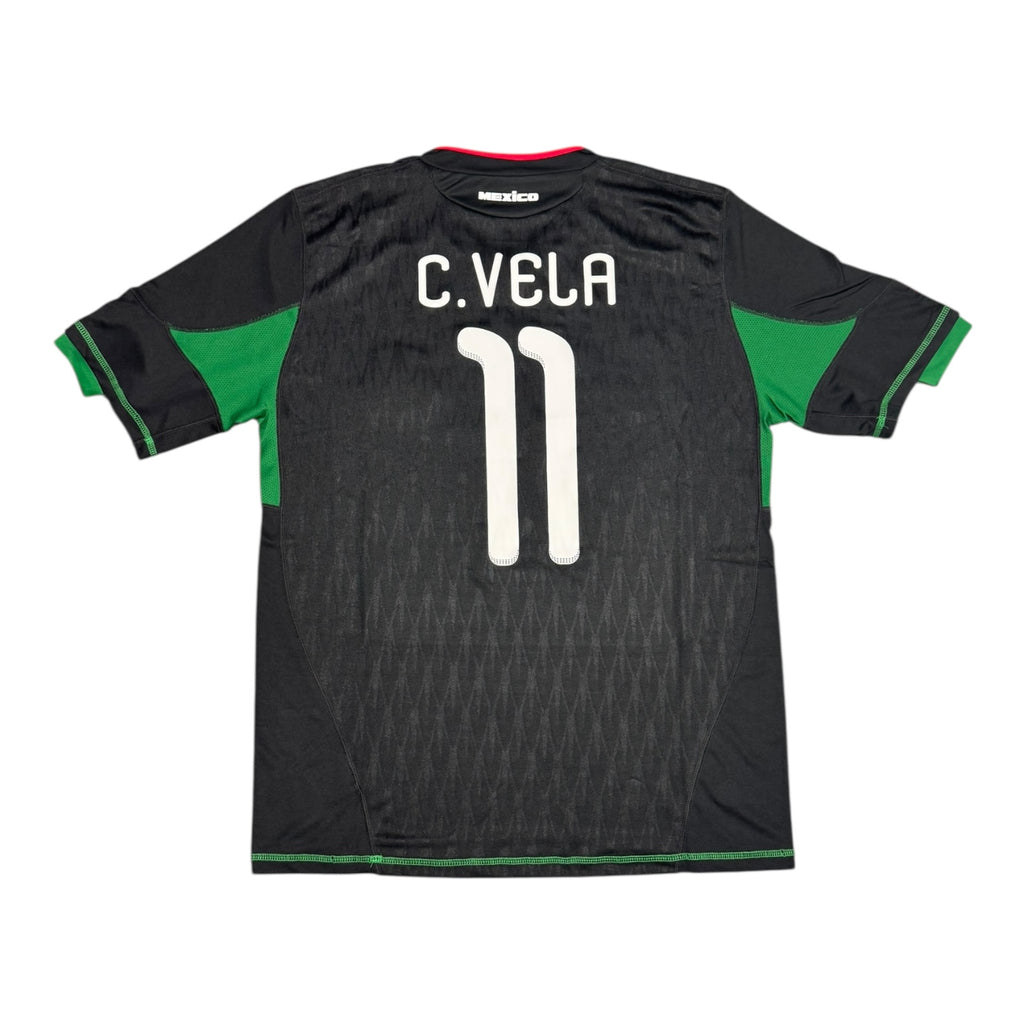 Mexico 2010 Away Black Jersey - C. VELA