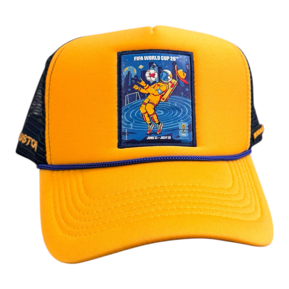 Houston Astronaut 2026 World Cup Yellow Snap Back