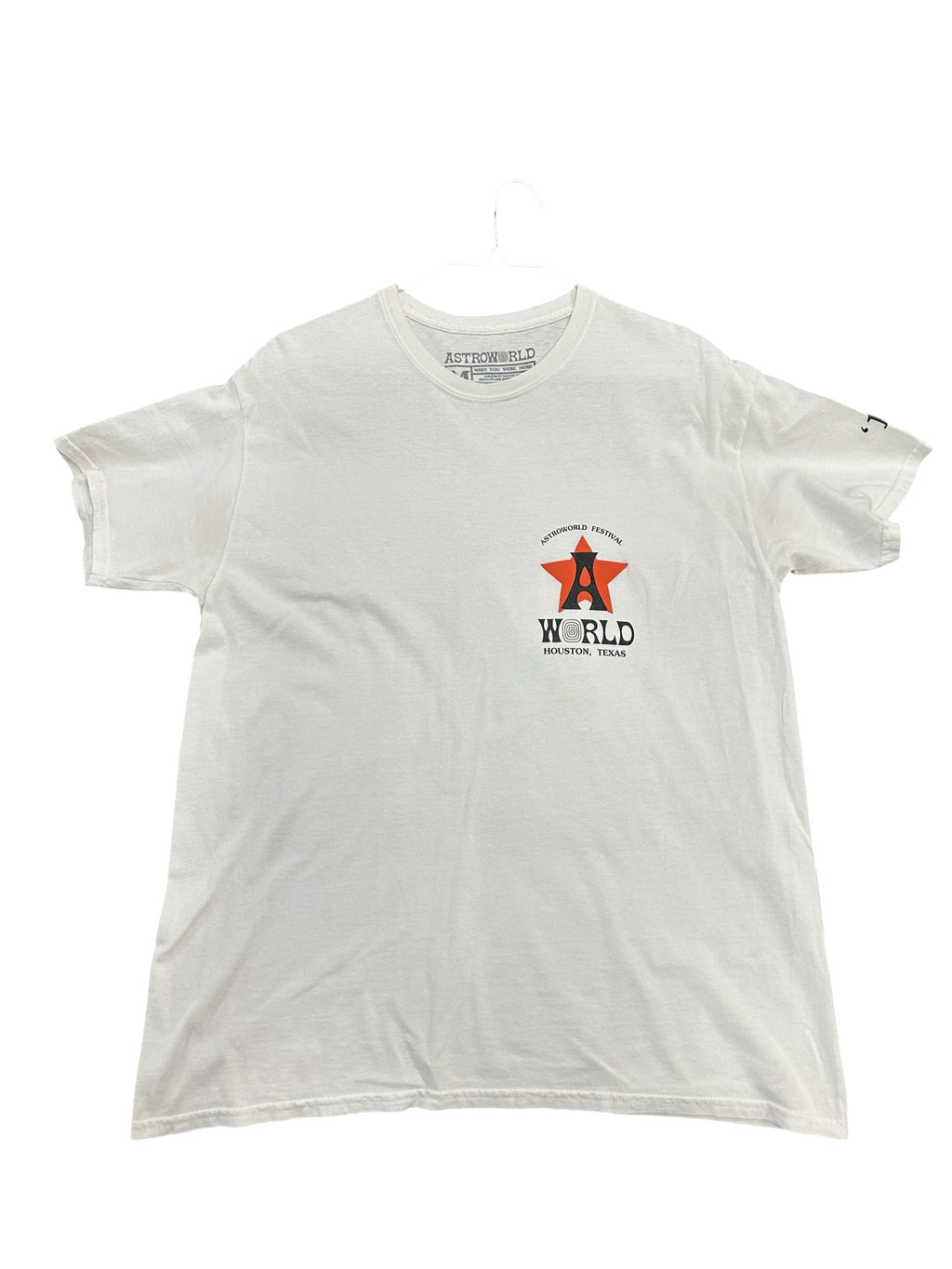 Astroworld Star White Tee