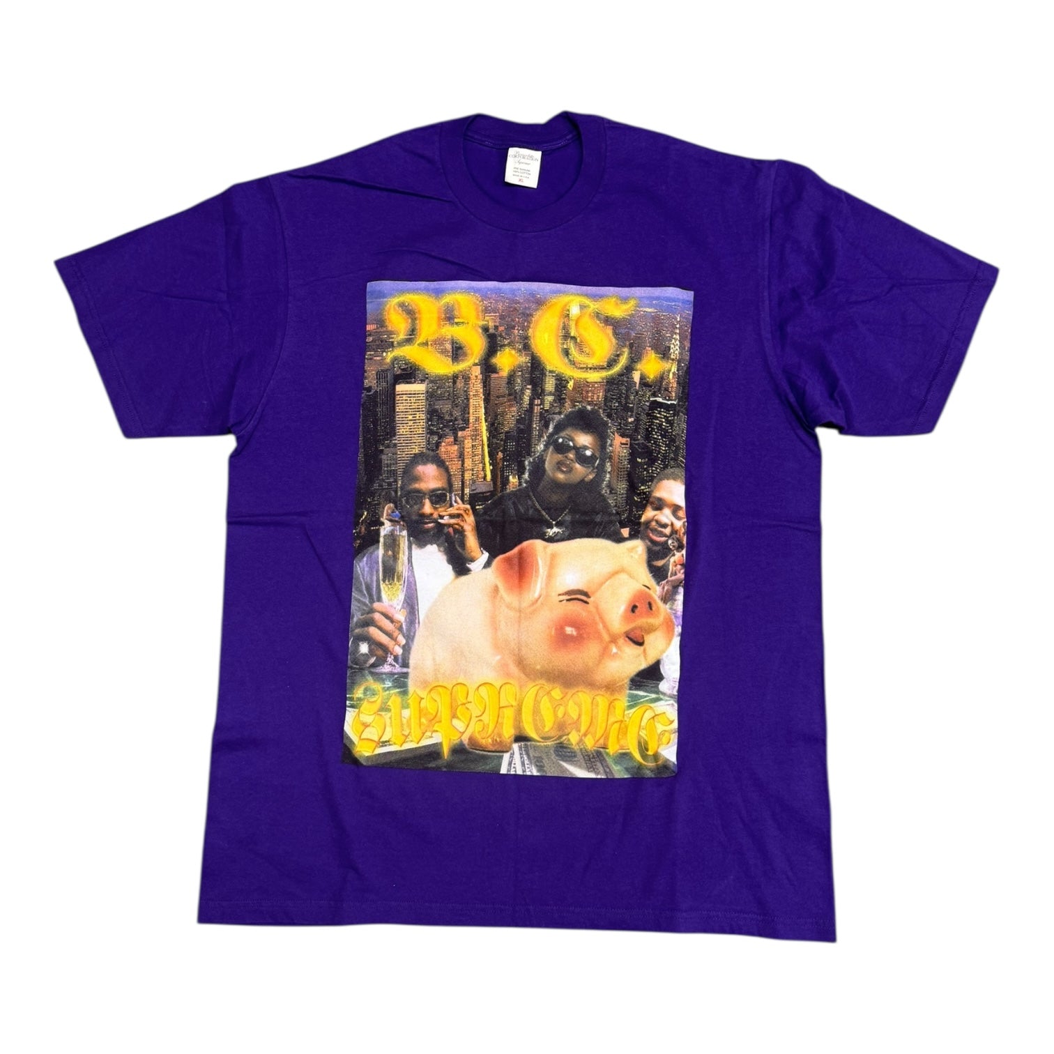Supreme Burnadette Corp Purple Tee