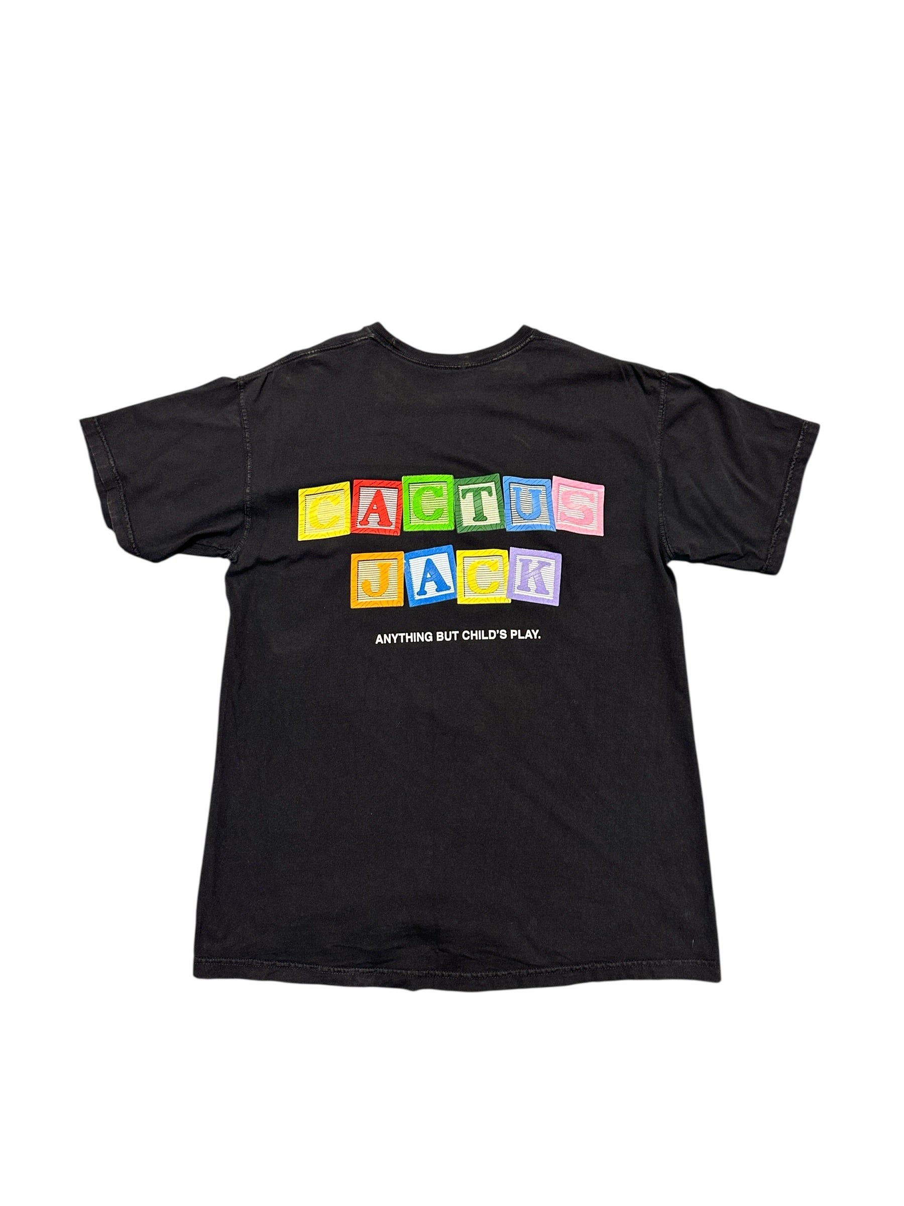 Cactus jack Child’s play Block Black Tee