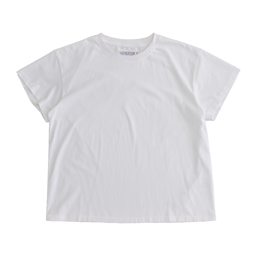 LONESTAR WHITE BLANK TEE