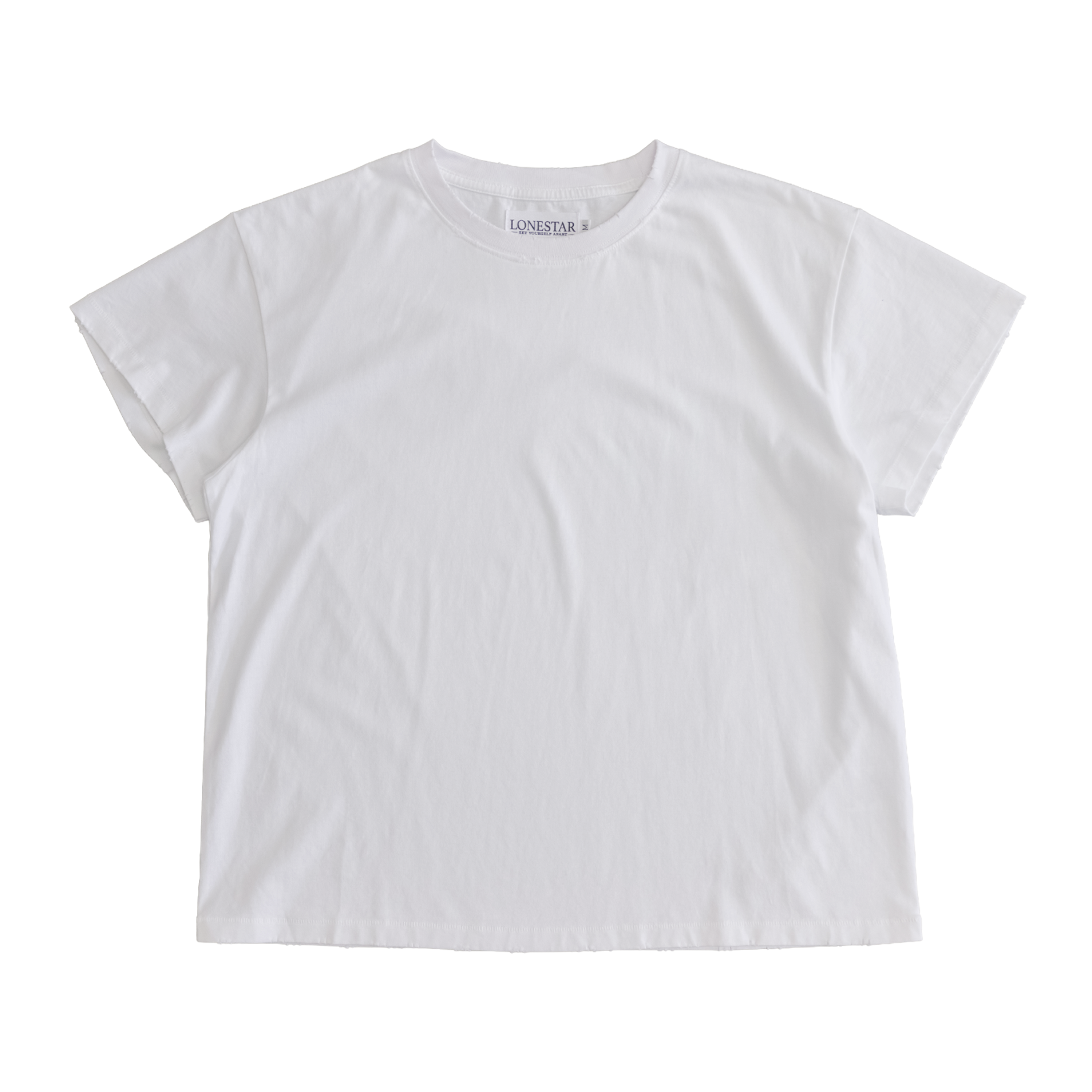 LONESTAR WHITE BLANK TEE