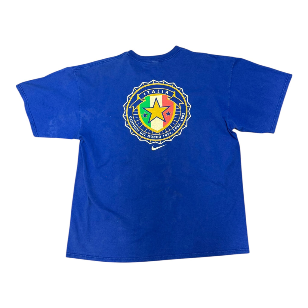 Italia World Champs Nike Blue Tee