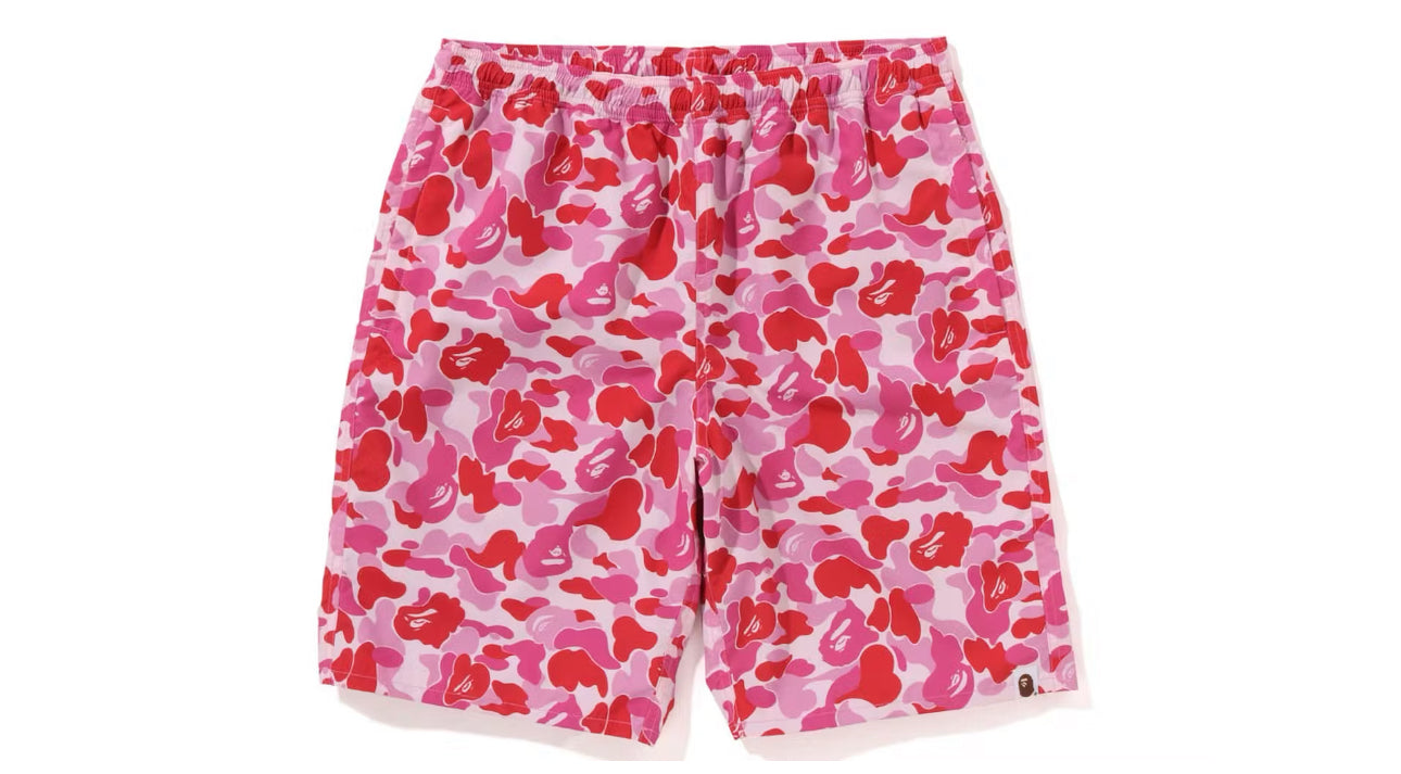 BAPE ABC Pink Camo Shorts