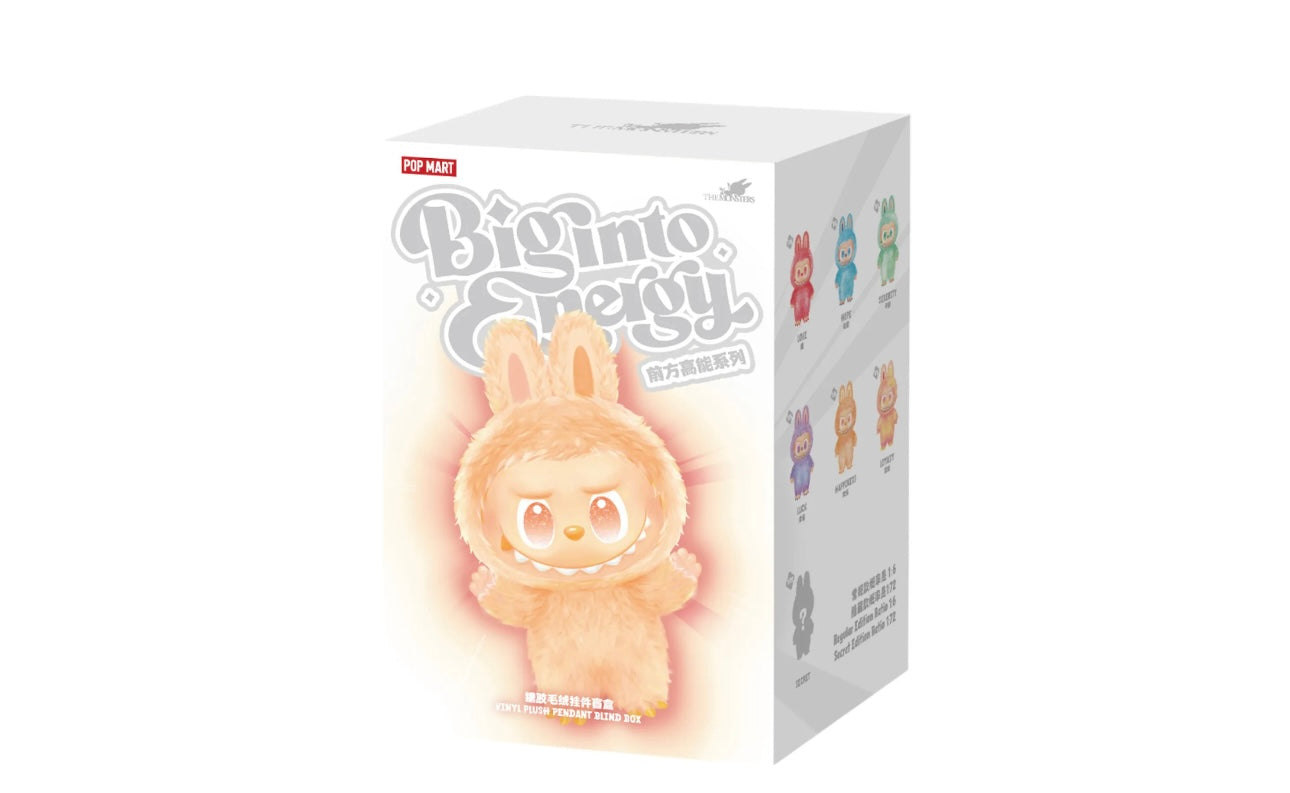 Pop Mart Labubu The Monsters Big into Energy Series Vinyl Plush Pendant Single Blind Box