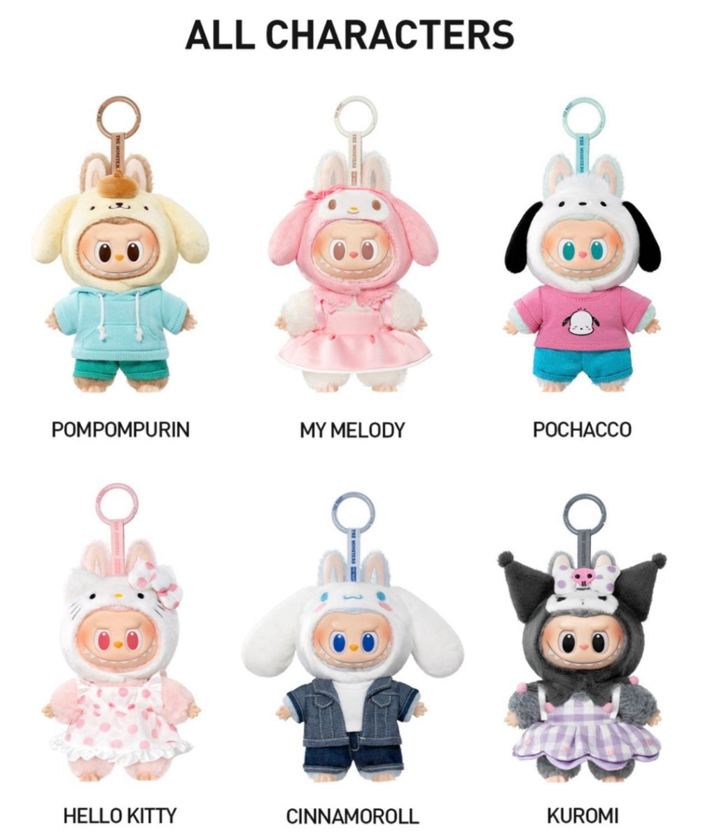 Pop Mart The Monsters Labubu x Hello Kitty and Friends/Sanrio Characters Series
Sealed Case Single Blind Box