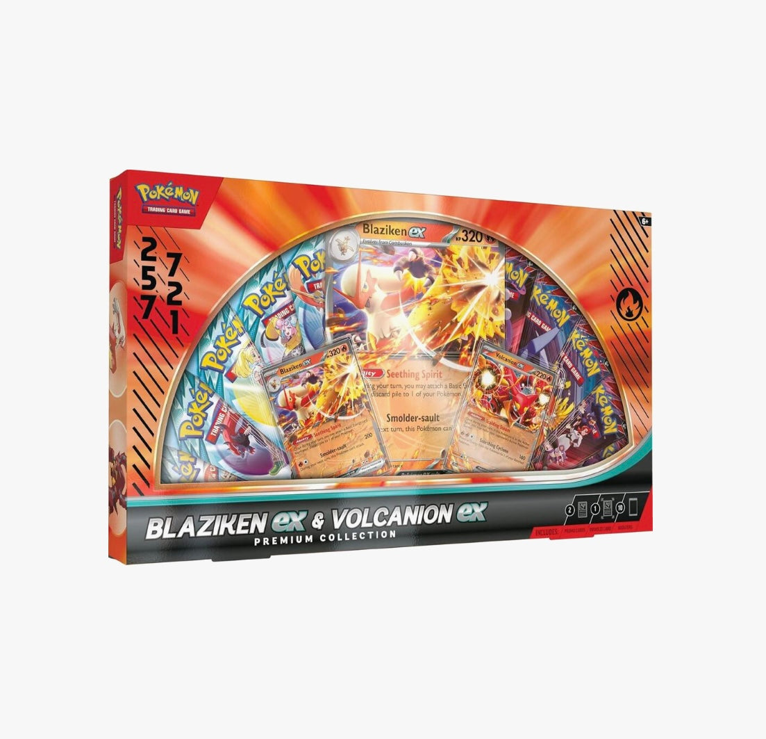 Pokemon - Blaziken ex & Volcanion ex Premium Collection