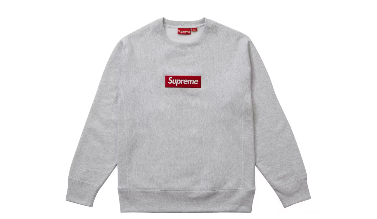 Supreme Box Logo Crewneck Grey