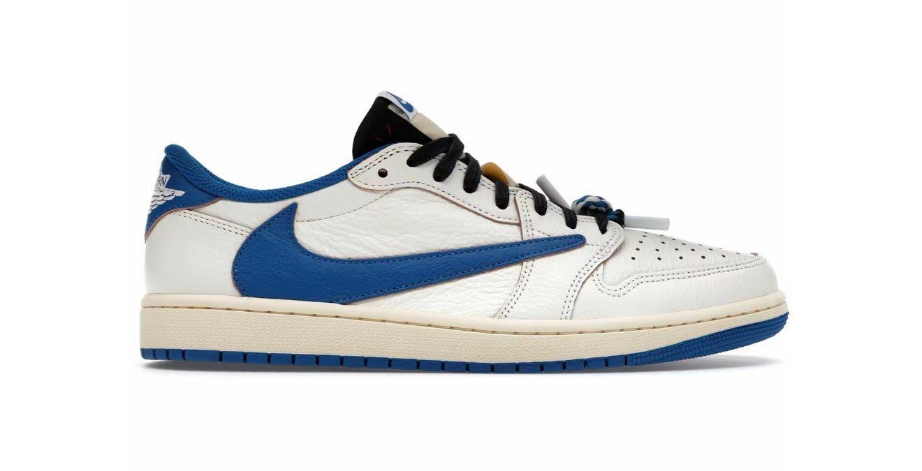 Jordan 1 Retro Low OG SP “Fragment x Travis Scott Sail Military Blue” DM7866-104