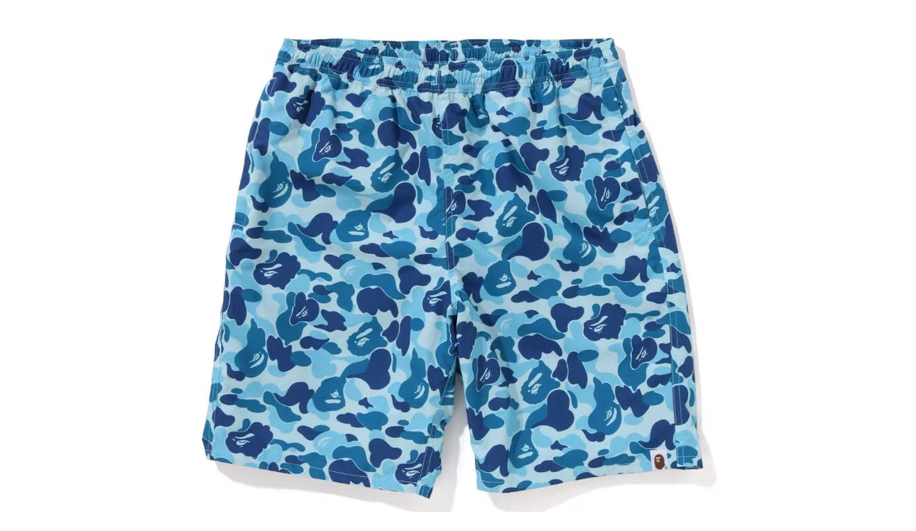 BAPE ABC Blue Camo Shorts