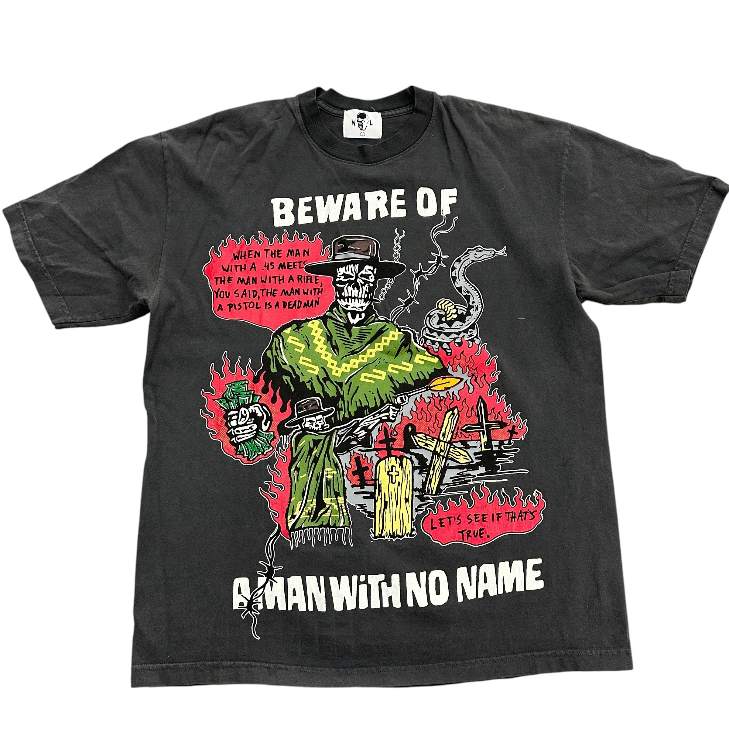 Man With No Name Warren Lotas Black Tee