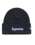 Supreme New Era Box Logo Beanie Navy (FW25)