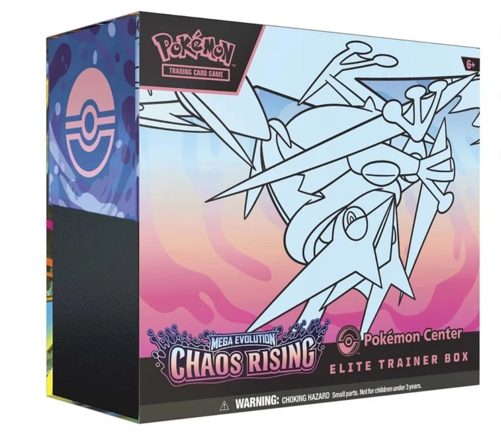 Pokemon Mega Evolution Chaos Rising Pokemon Center Elite Trainer Box