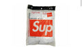 Supreme Hanes Crew Socks (4 Packs) - White