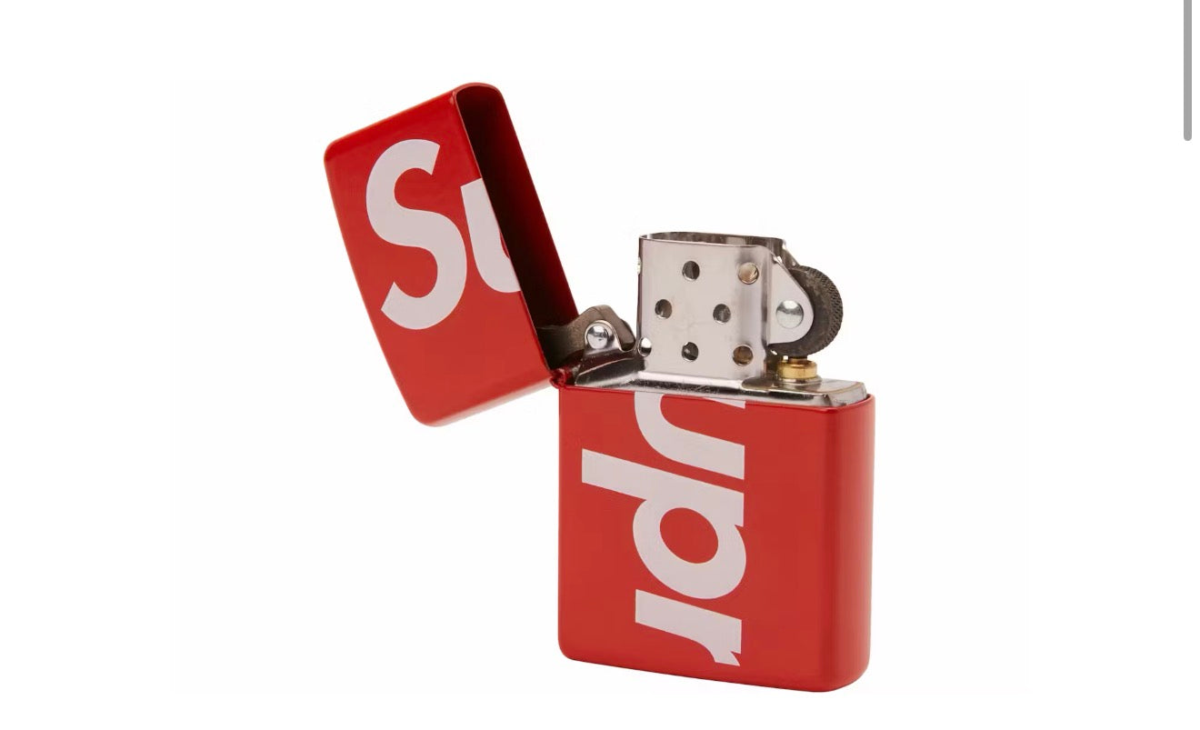 Supreme Logo Zippo - Red