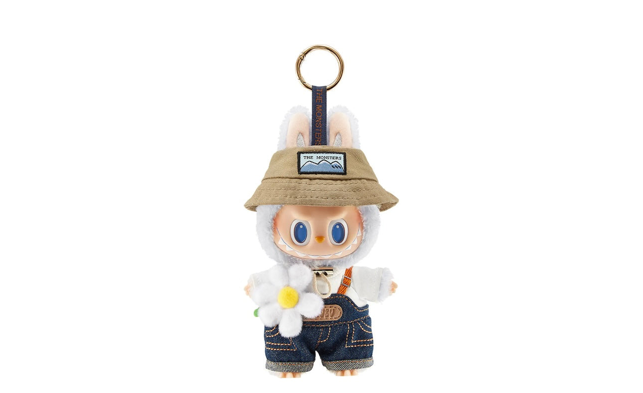 Pop Mart Labubu The Monsters Fall In Wild Vinyl Plush Doll Pendant Keychain