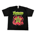 Morocco Soccer Black Tee