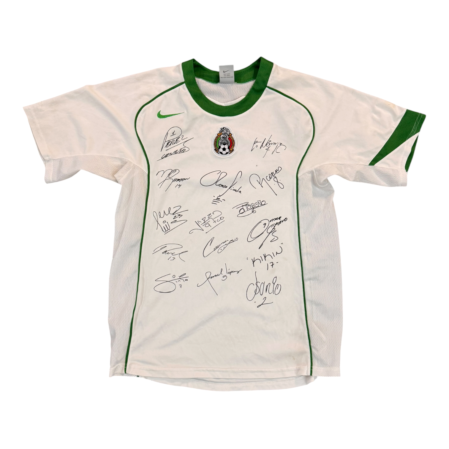 Mexico Jersey printed signatures