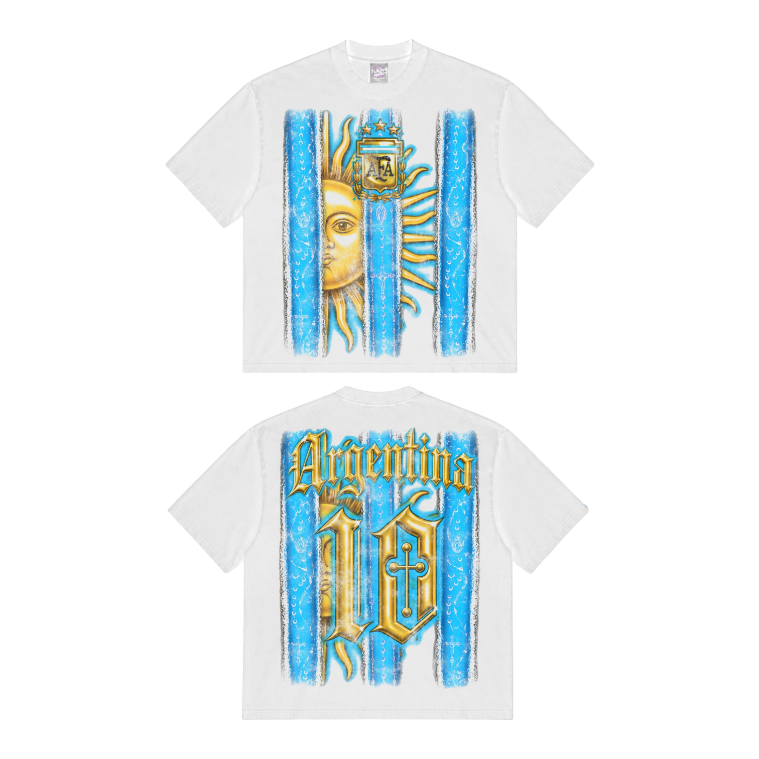 Argentina White Tee