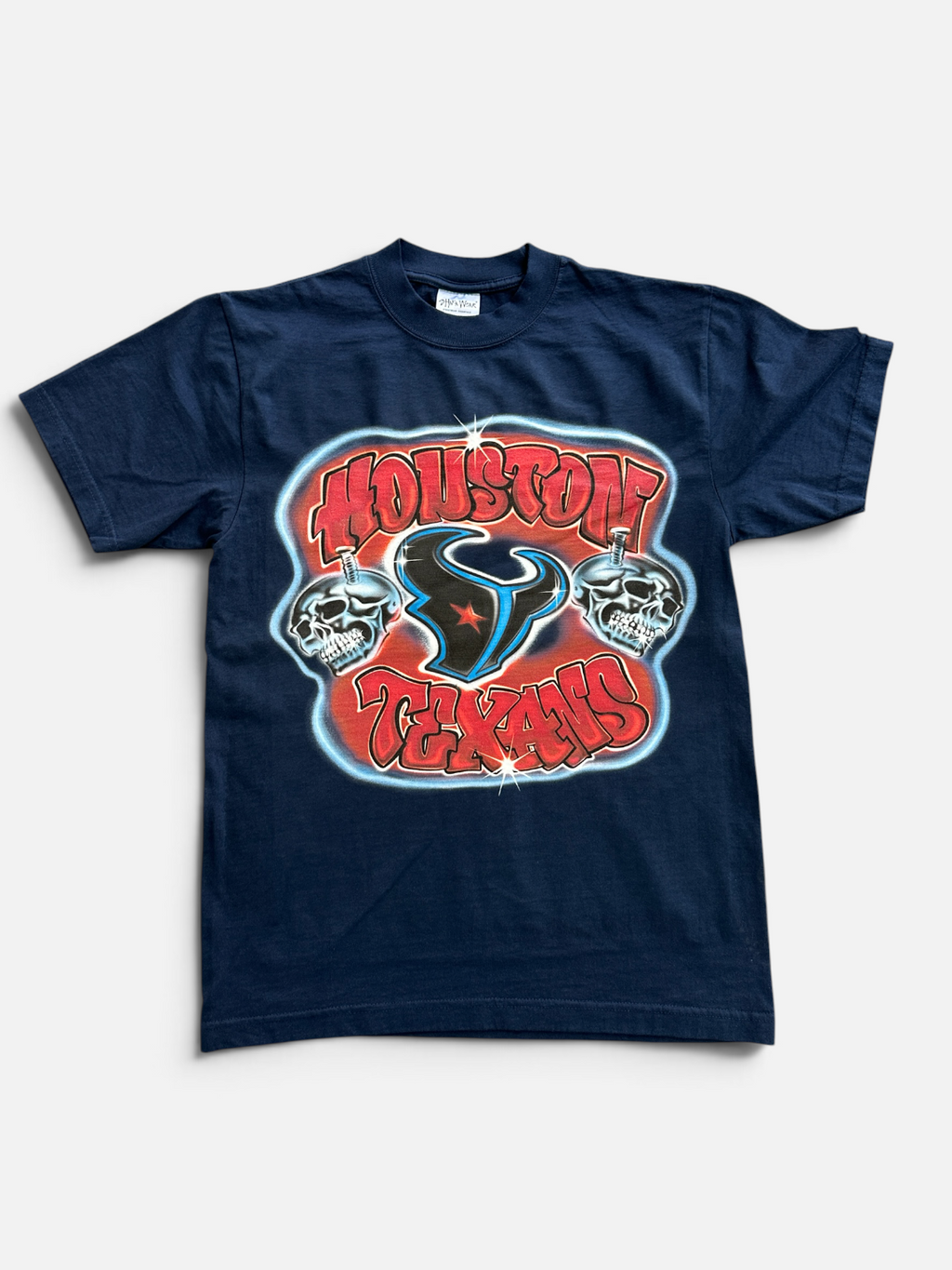 Houston Airbrush Navy Tee