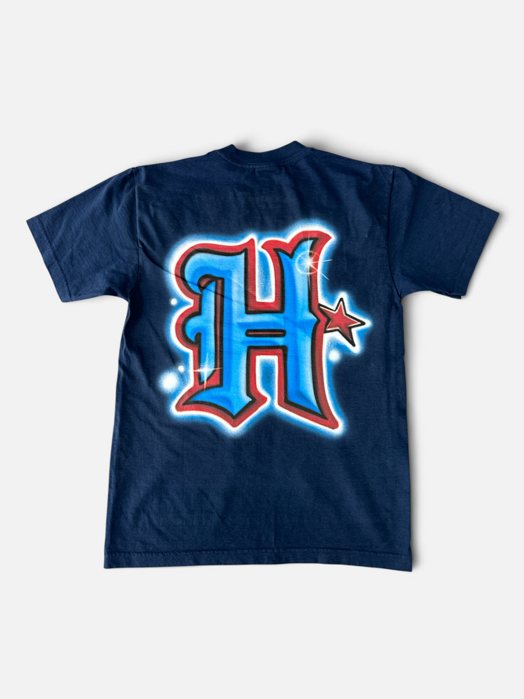 Houston Airbrush Navy Tee