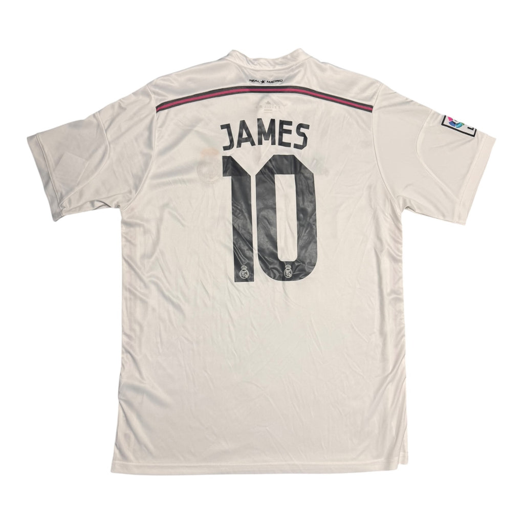 Real Madrid 14/15 Home White Jersey - JAMES