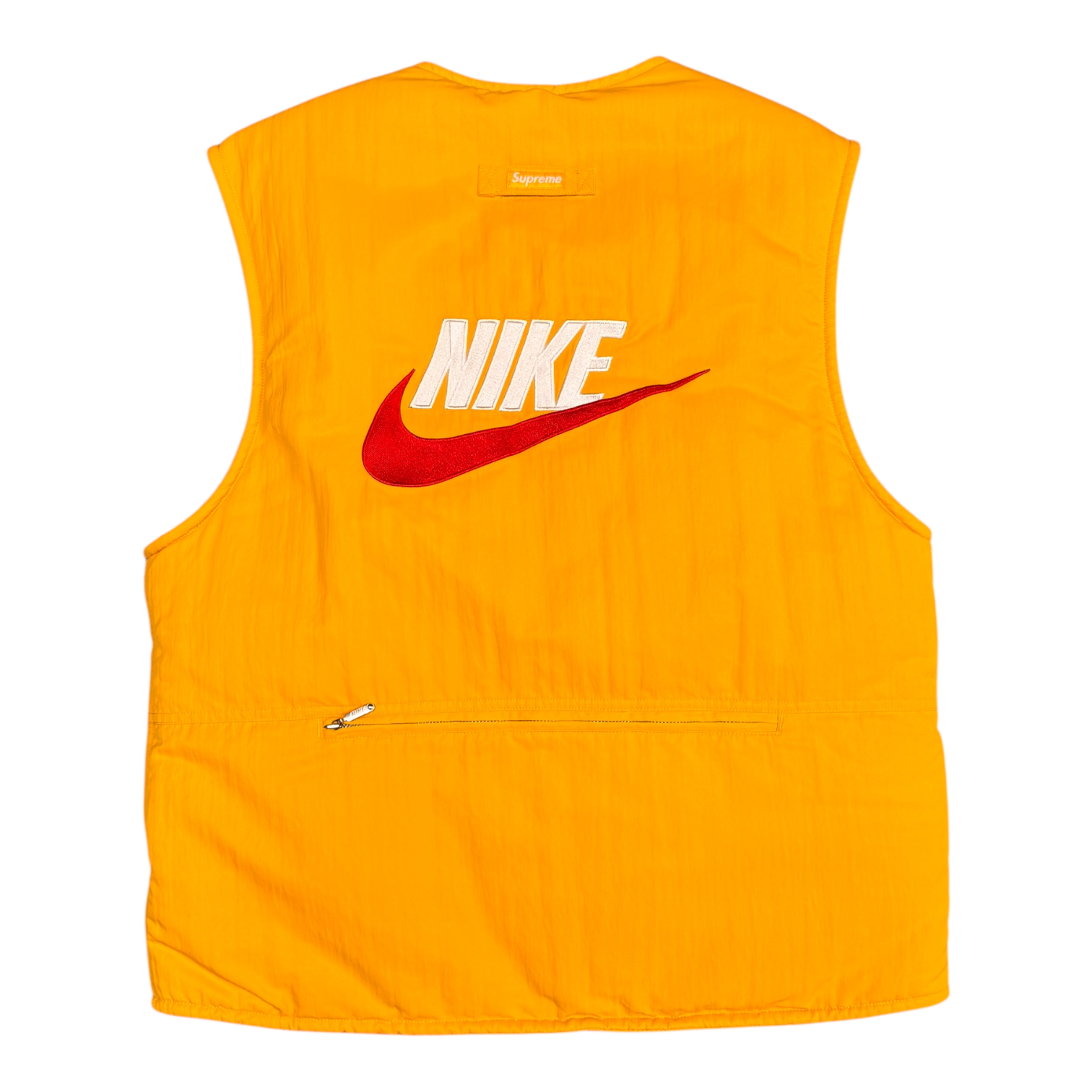 Supreme x Nike Reversible Nylon Sherpa Vest "Mustard"