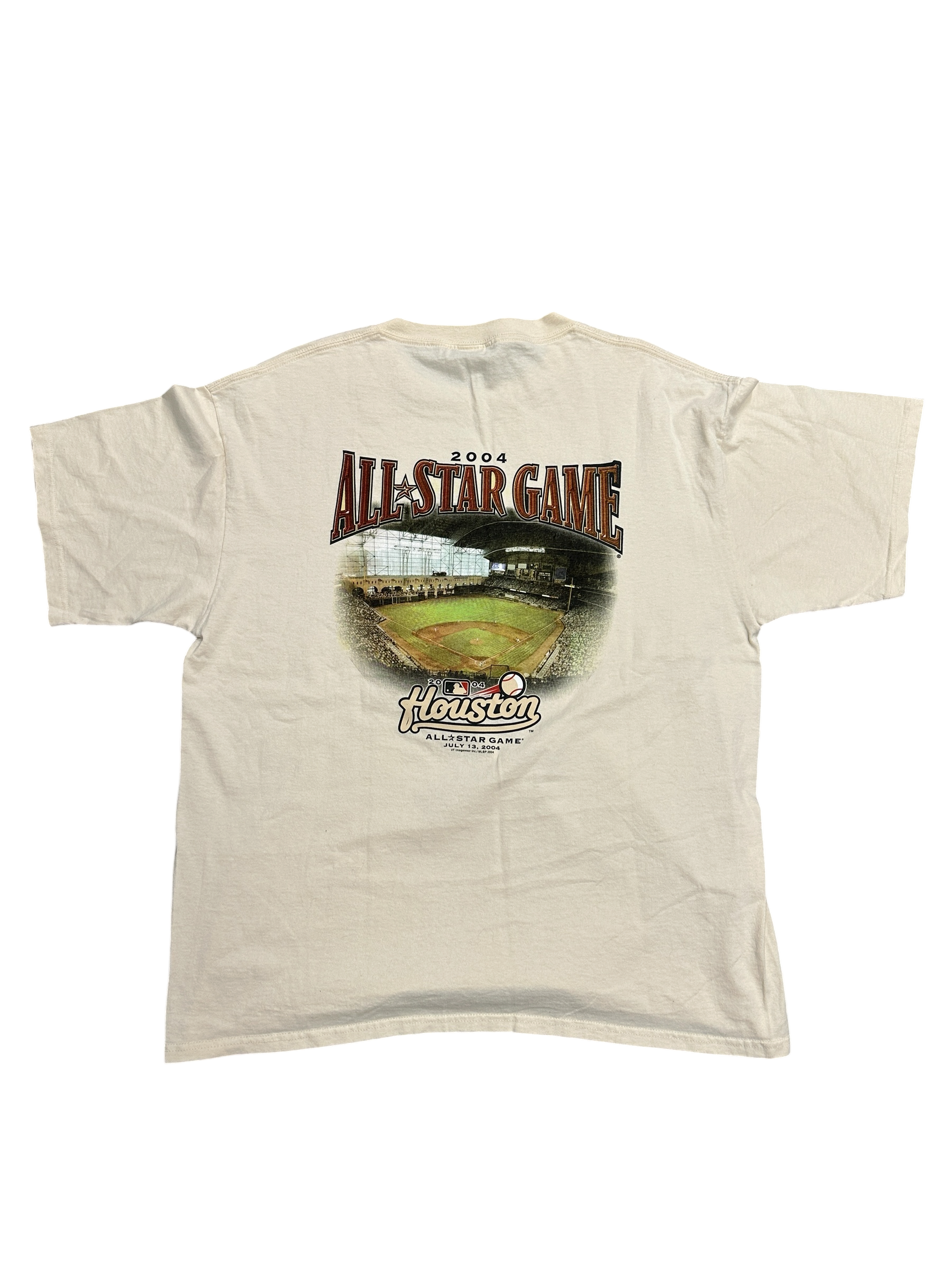 Houston Astros 2004 All Star Game Cream Tee