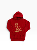 OVO Red/Gold Embroidered Hoodie