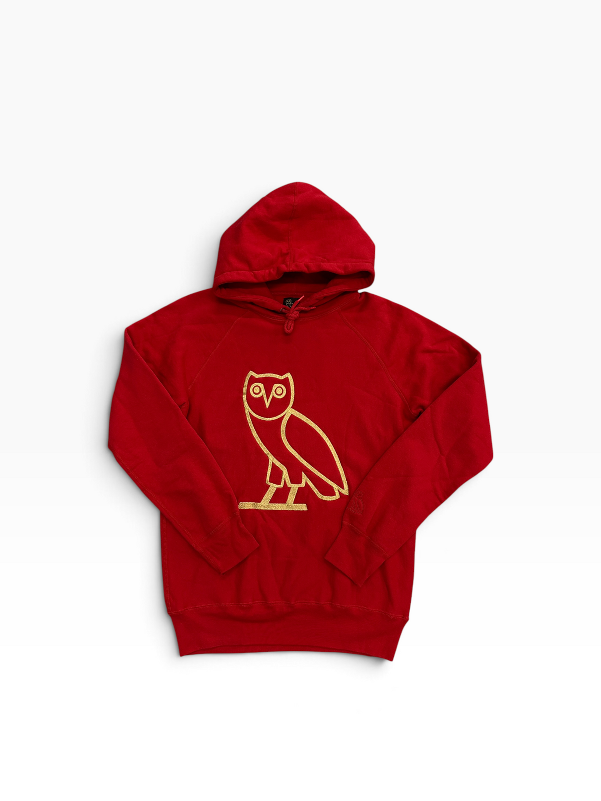 OVO Red/Gold Embroidered Hoodie