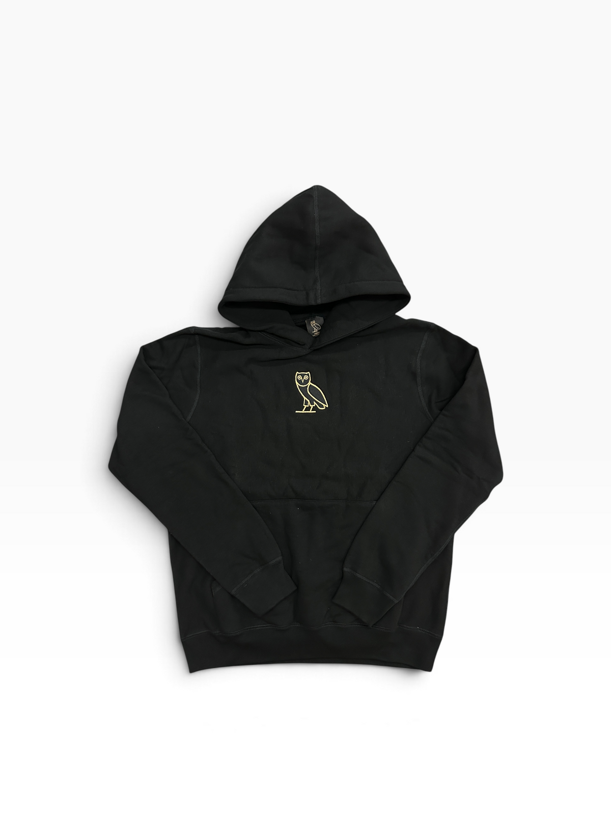 OVO Embroidered Black/Gold Hoodie