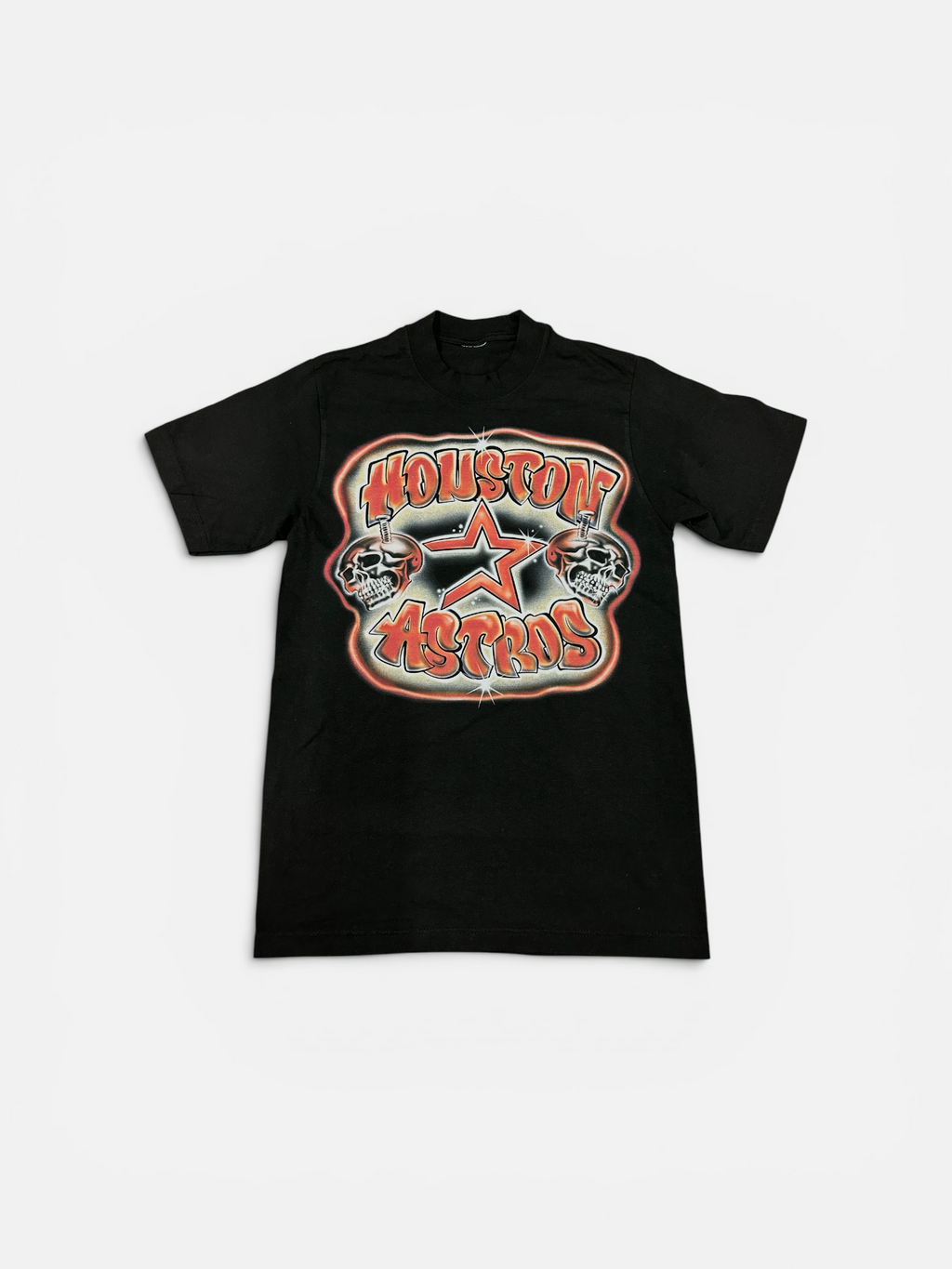 Houston Star Skulls Black Tee